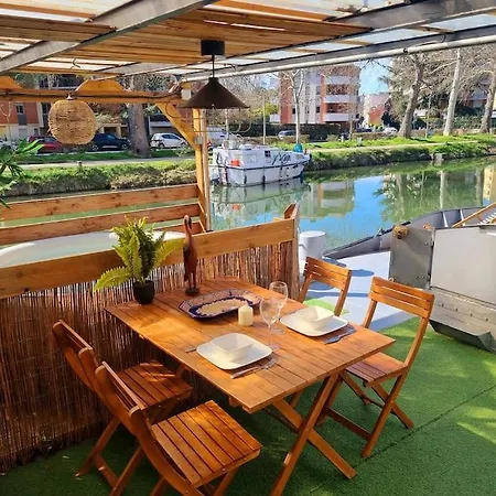 Péniche Chaleureuse Avec Jacuzzi Centre Tolosa